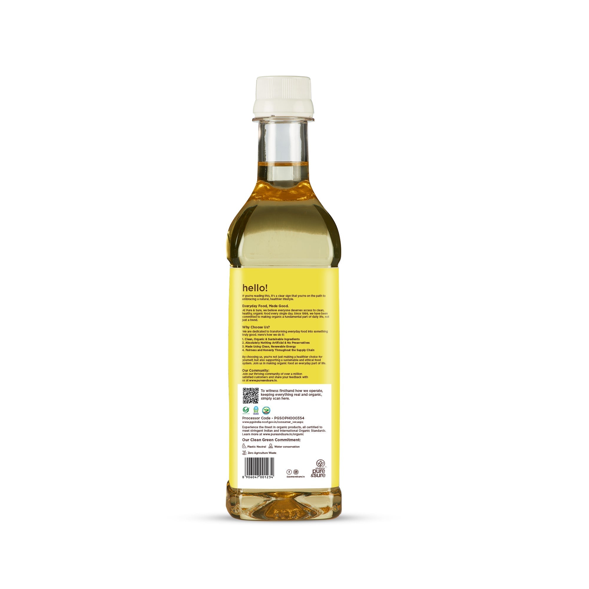 Pure & Sure Organic Sunflower Oil Pure & Sure