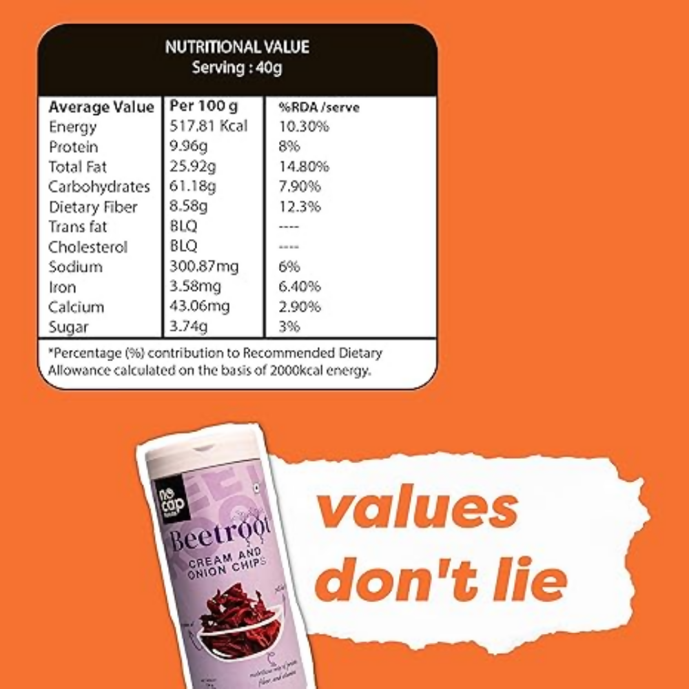 Nocap foods Zero Guilt Healthy Chips Nocap foods