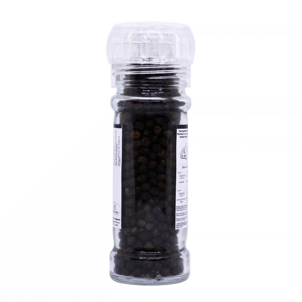 Tassyam Organics Black Pepper Grinder Bottle Tassyam Organics