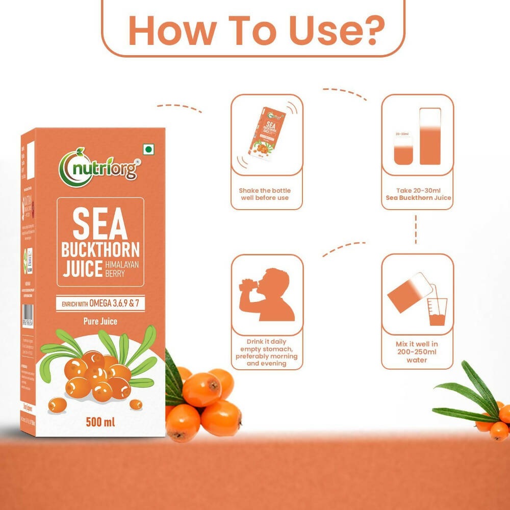 Nutriorg Seabuckthorn Juice Nutriorg