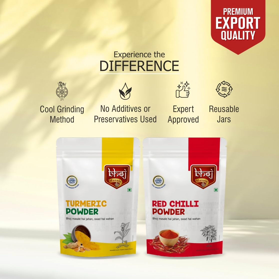 Bhoj Masale Haldi And Red Chilli Powder Bhoj Masale