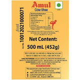 Amul High Aroma Cow Ghee | Desi Ghee with Rich Aroma | Certified Cultured Cow Ghee Amul