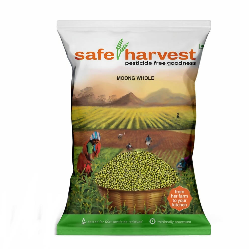 Safe Harvest Moong Whole - Safuron