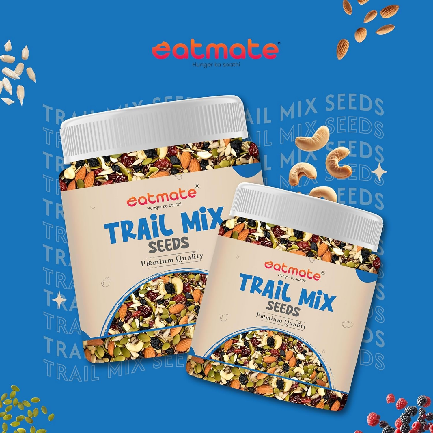 Eatmate Absolute Healthy Dry Fruits and seedMix Premium Trail Mix Eatmate