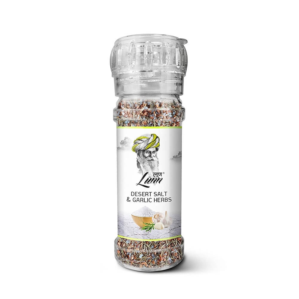 Lunn Desert Salt & Garlic Herbs with Grinder - Safuron