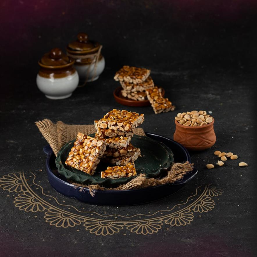 Almond House Groundnut Chikki - Safuron