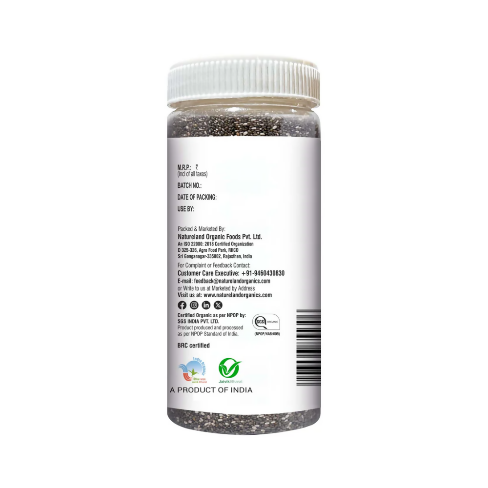 Nature Land Organics Edible Chia Seeds Nature Land Organics