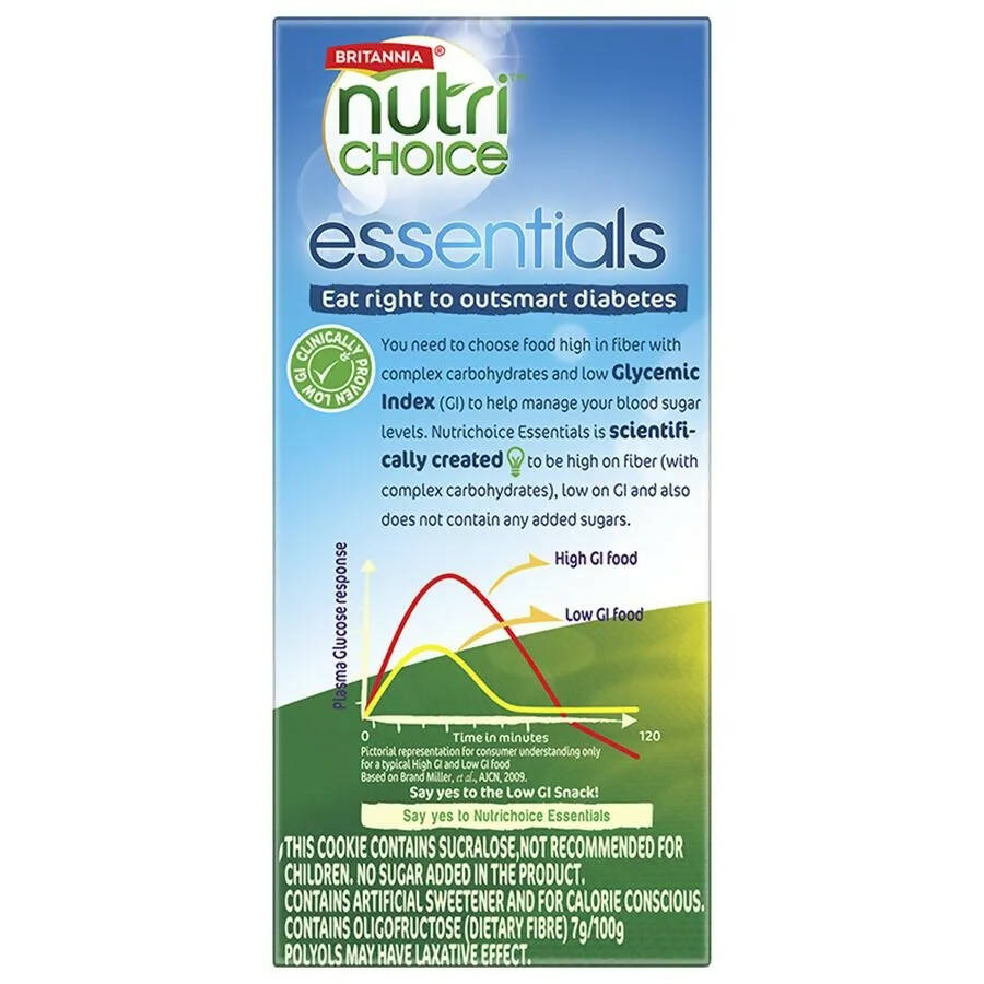 Britannia NutriChoice Essentials Oats Cookies - No Added Sugar Genie India
