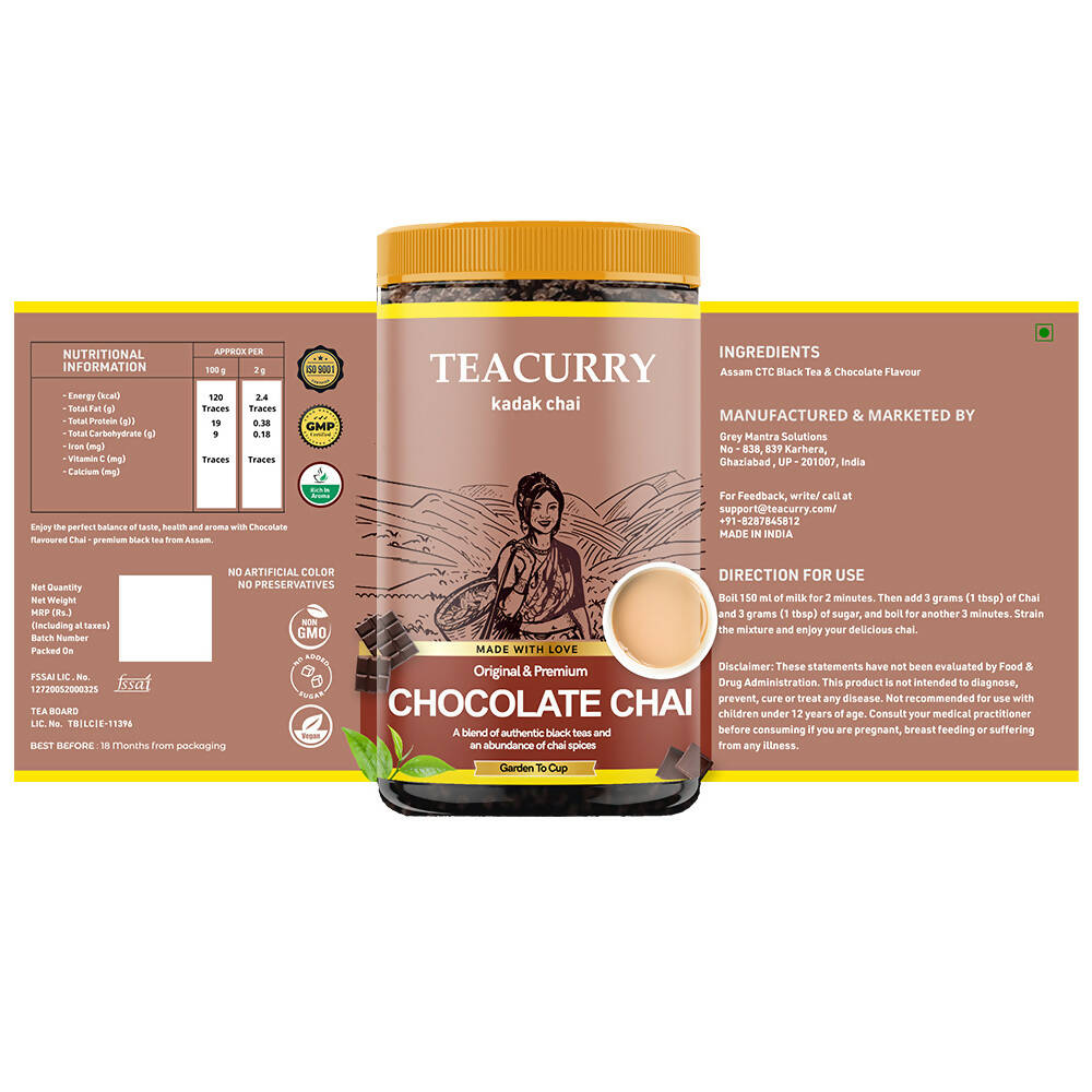Teacurry Chocolate Chai Powder Teacurry