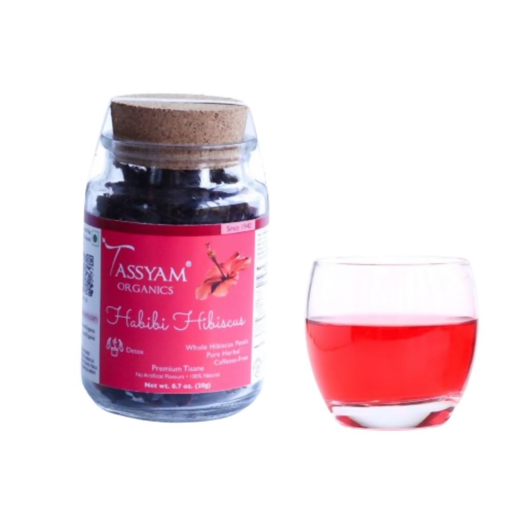 Tassyam Organics Habibi Hibiscus Petals Herbal Tisane - Safuron