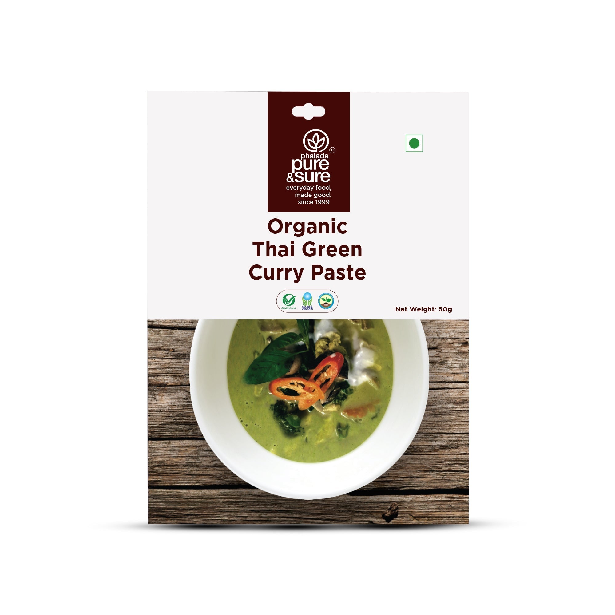 Pure & Sure Organic Green Thai Curry Paste - Safuron