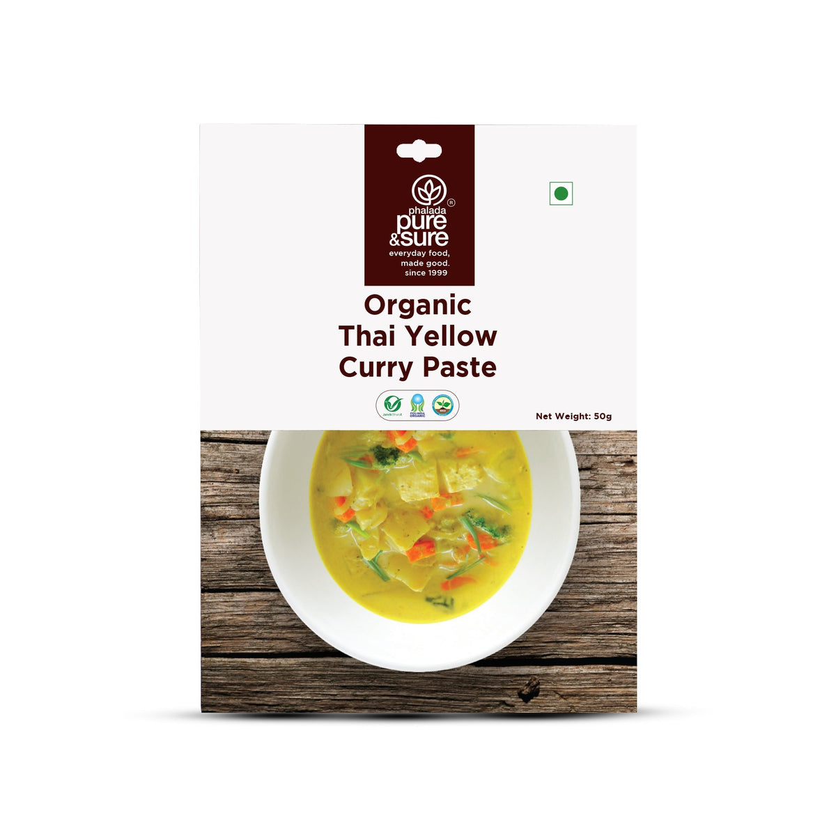 Pure & Sure Organic Yellow Curry Paste - Safuron