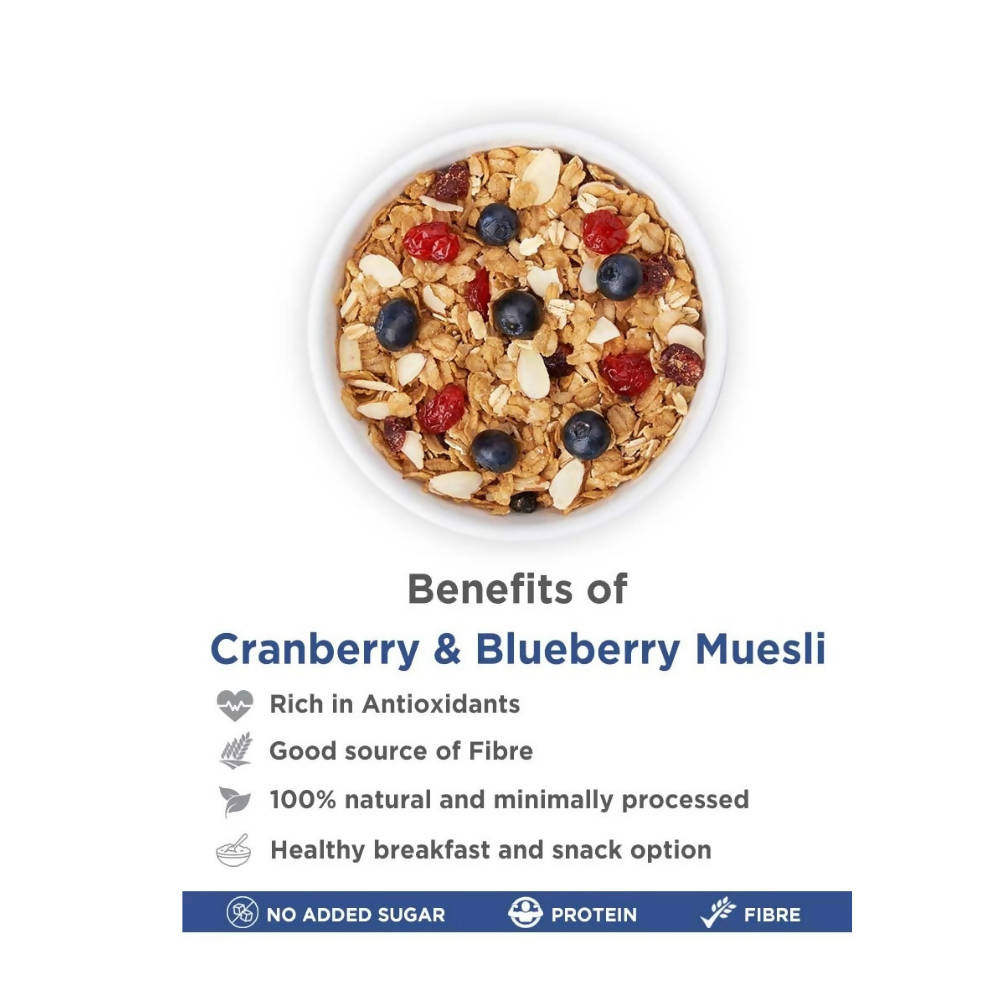 True Elements Cranberry And Blueberry Muesli True Elements