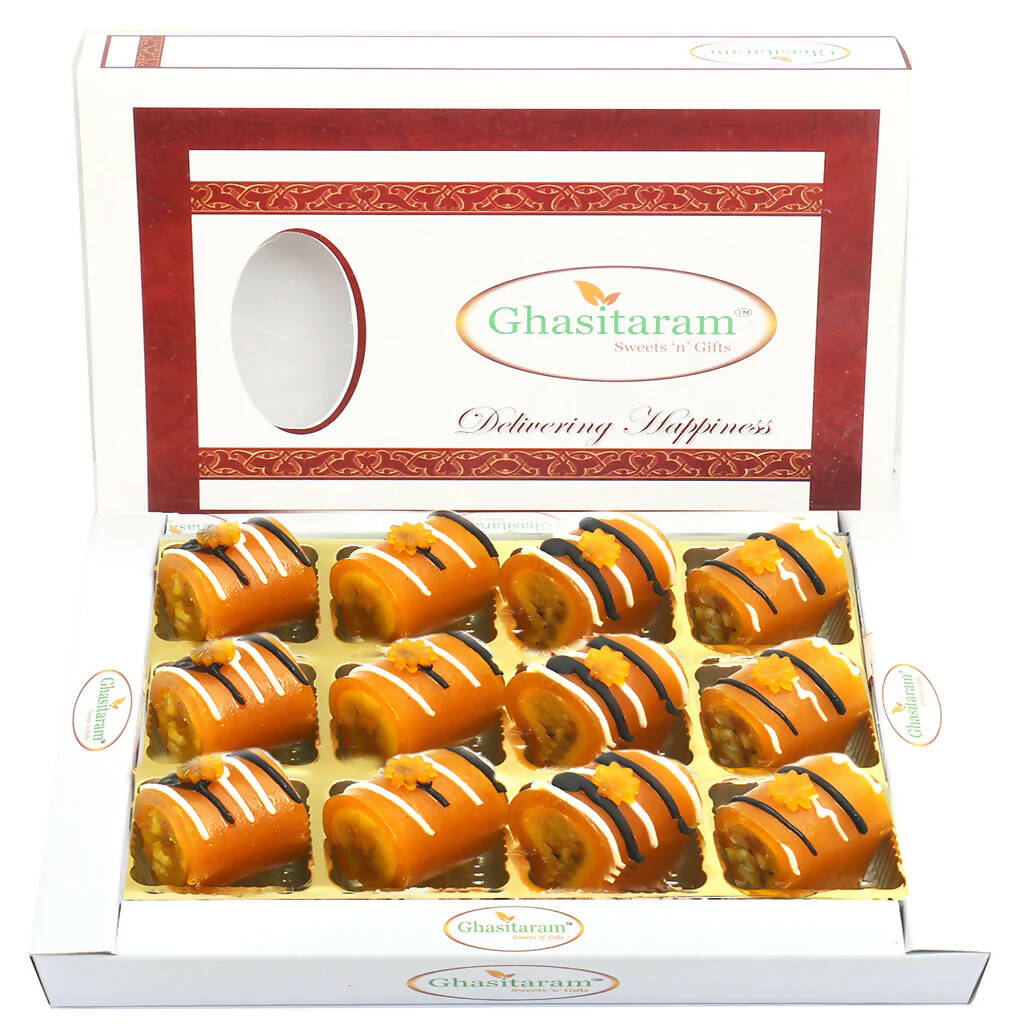 Ghasitaram Mango Roll Delight Sweets - Safuron