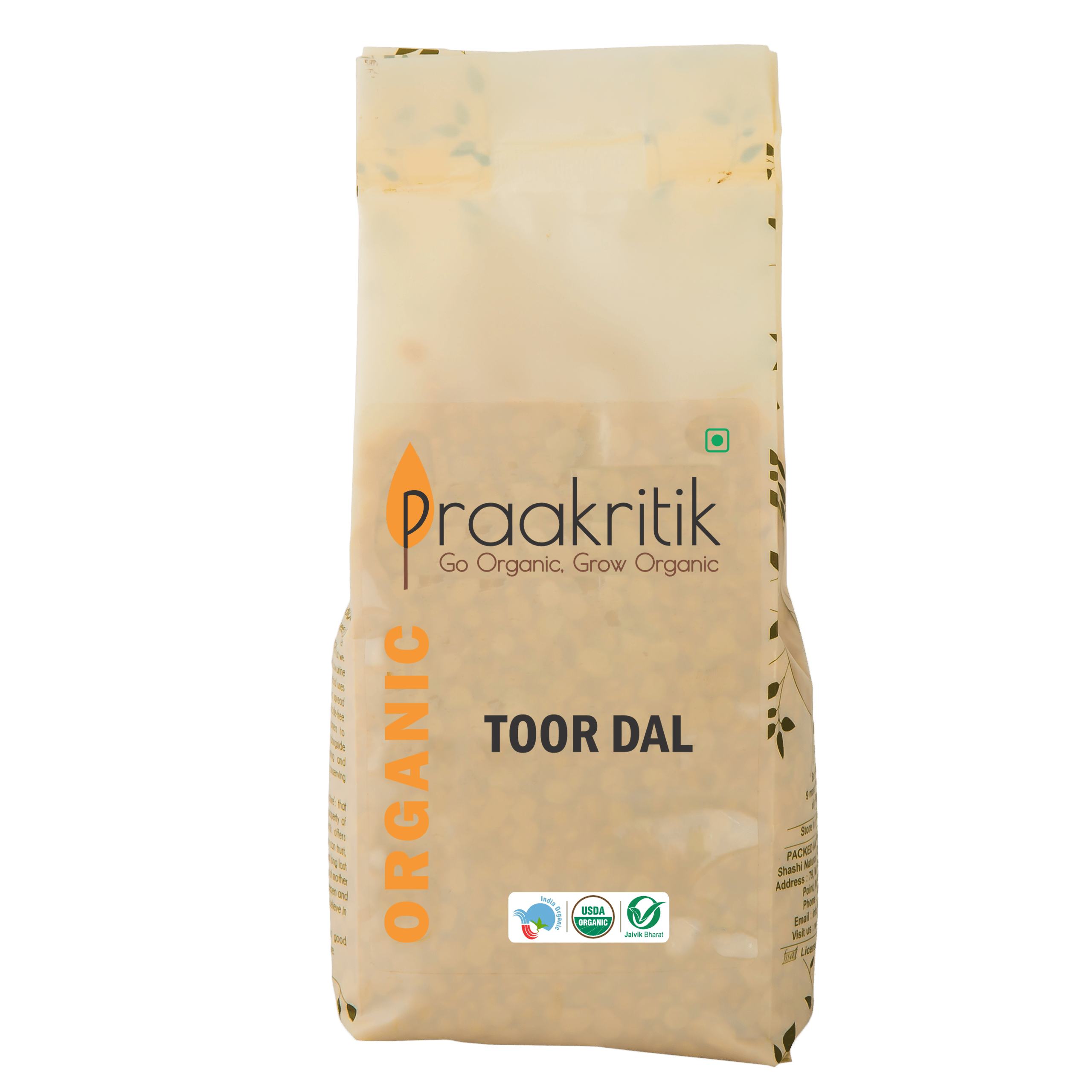 Praakritik Organic Tuvar Dal Praakritik