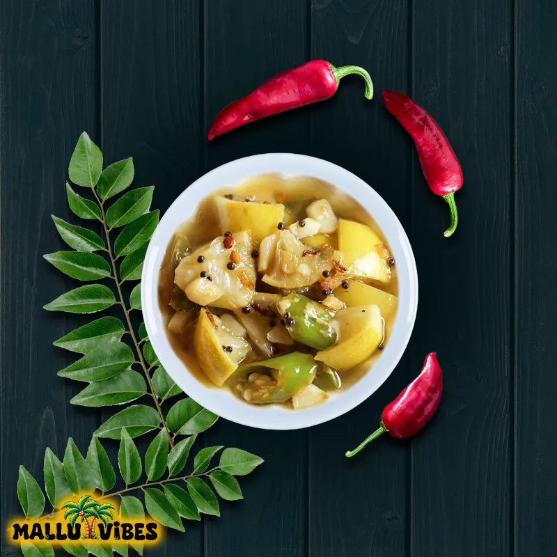 Mallu Vibes Home Made White Lemon Pickle - Safuron
