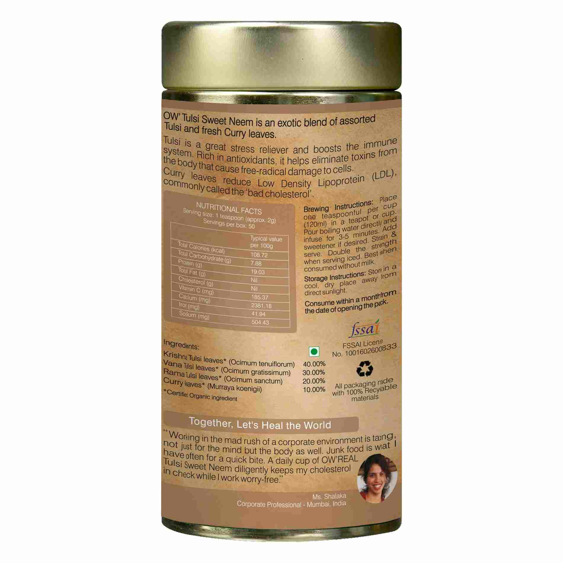 Organic Wellness Sweet Neem Tin Pack Organic Wellness