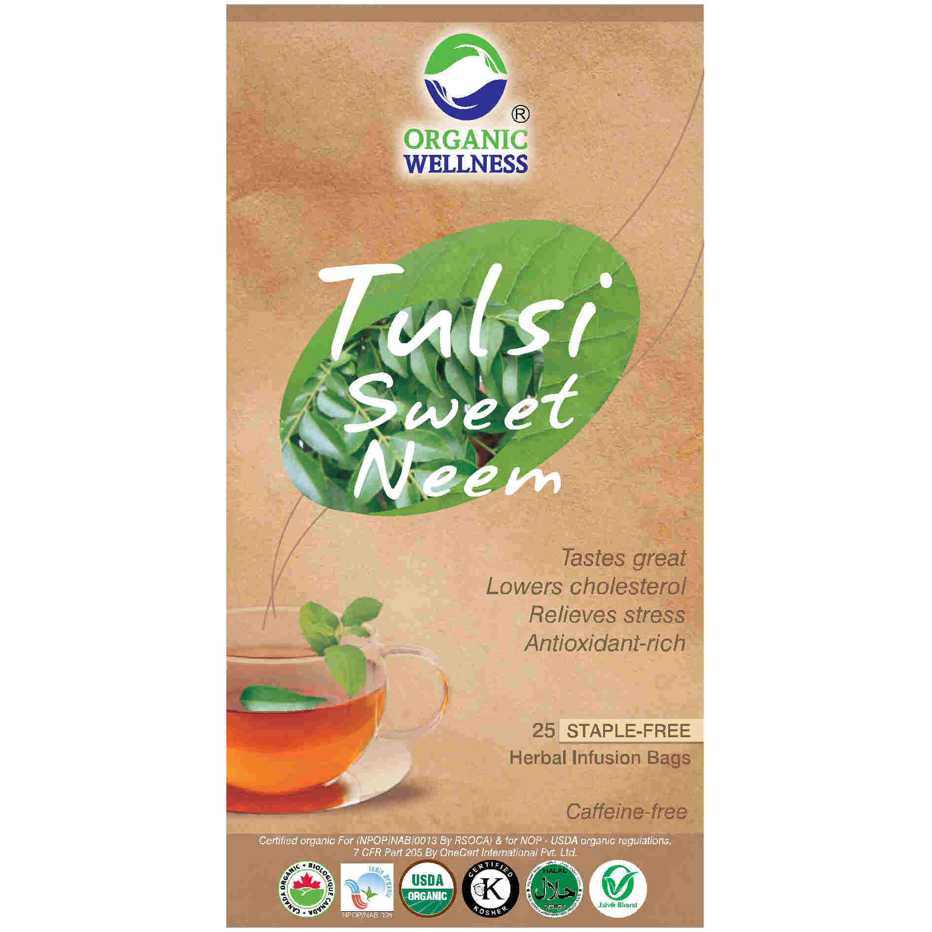 Organic Wellness Sweet Neem Teabags Organic Wellness