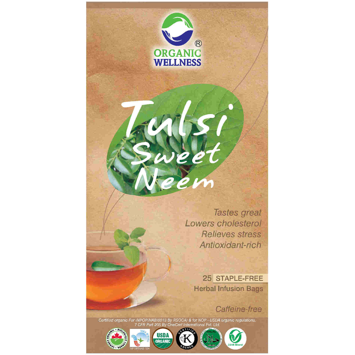 Organic Wellness Sweet Neem Teabags Organic Wellness