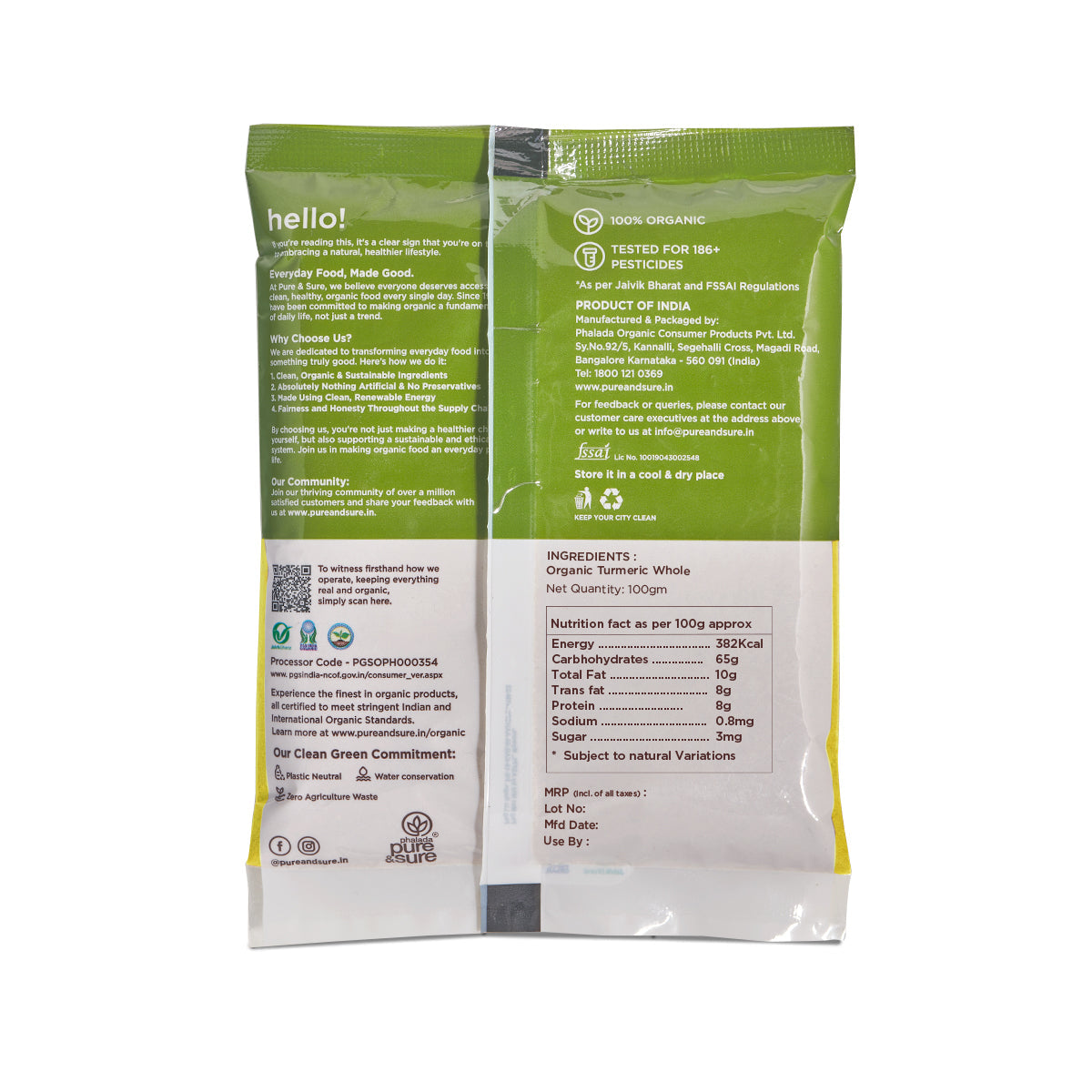 Pure & Sure Organic Turmeric Powder Pure & Sure