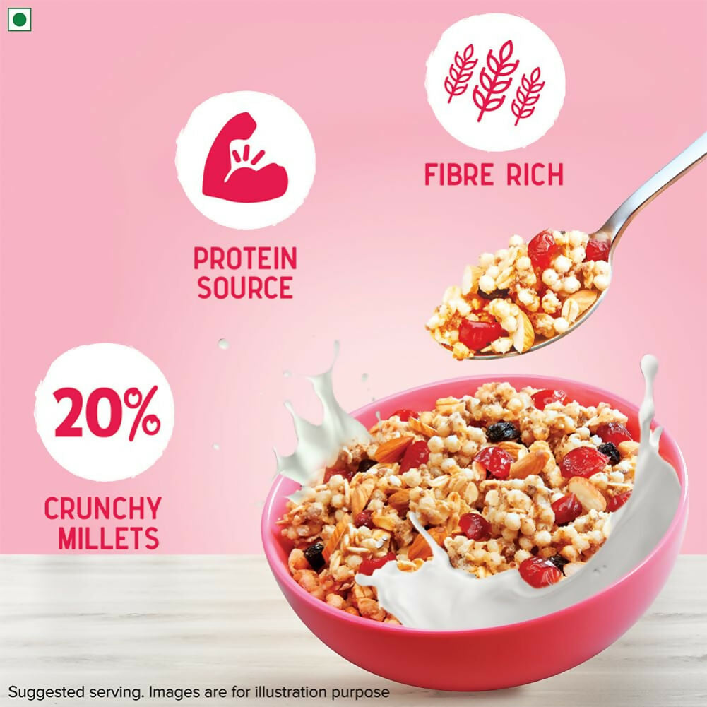 Tata Soulfull Millet Granola (Almonds & Cranberries) Tata Soulfull