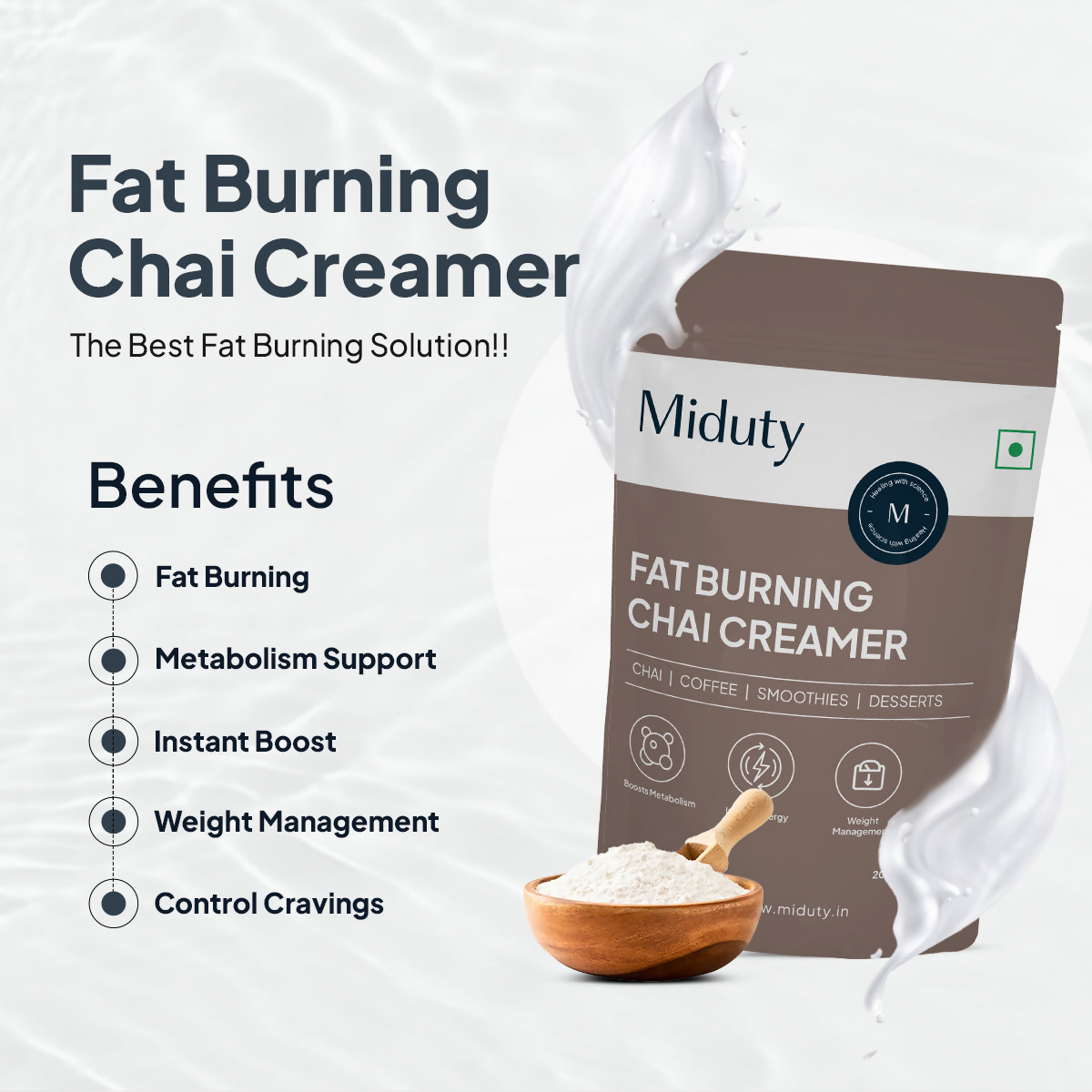 Miduty by Palak Notes Fat Burning Chai Creamer Palak Notes