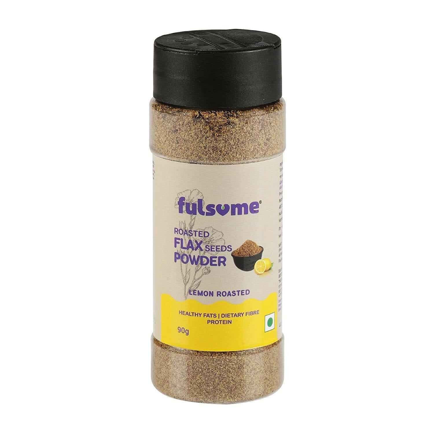 Fulsome Roasted Flax Seeds Powder - Lemon Roasted - Safuron