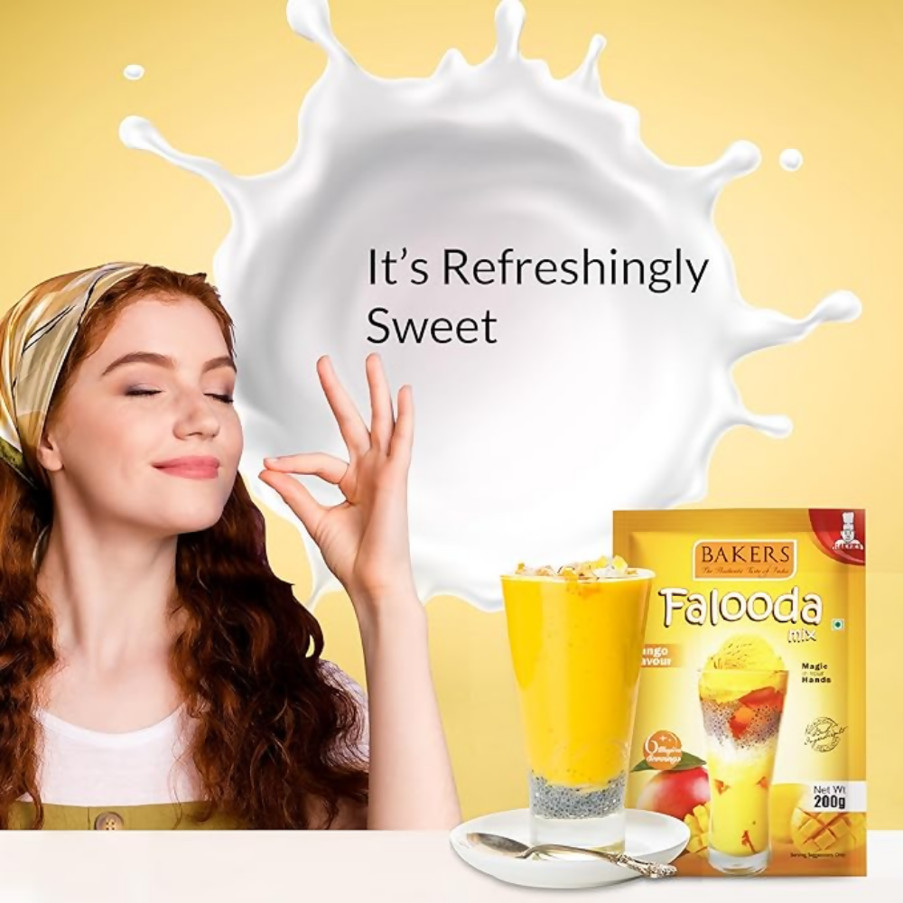 BAKERS Mango Flavored Falooda Mix BAKERS