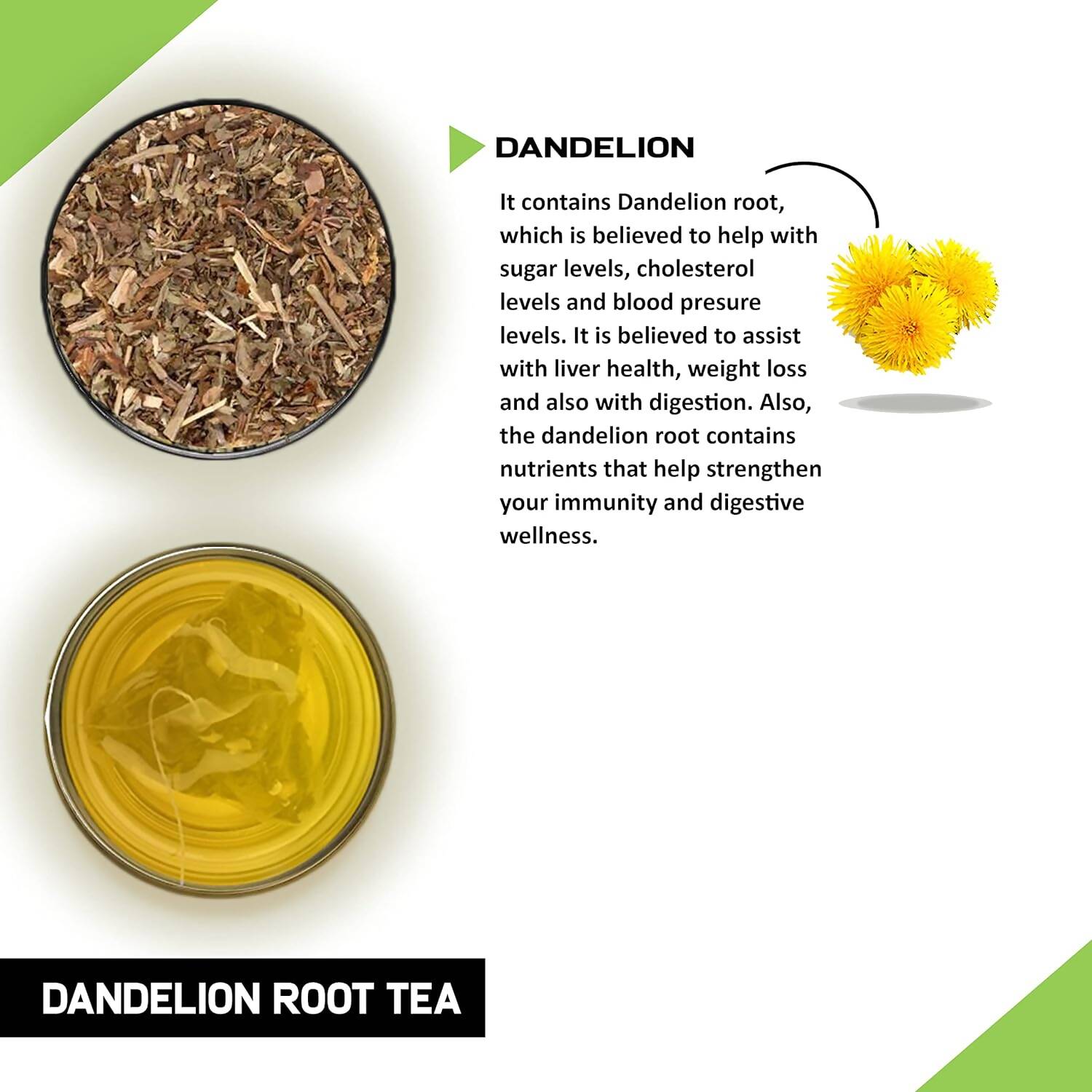 Teacurry Dandelion Root Tea Bags Teacurry