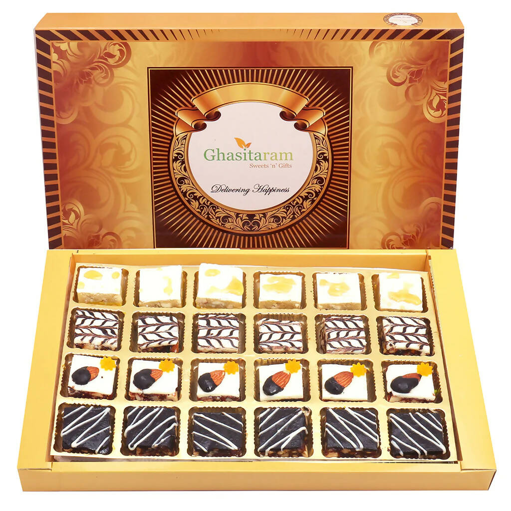 Ghasitaram Assorted Chocolate Dryfruit Delight Sweets - Safuron