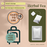 Satvi Wellness Turmeric Ginger Amla Tea| Turmeric Tea| Ginger Tea| Amla Tea | Herbal Tea Satvi Wellness