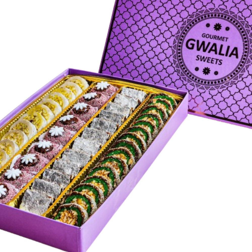 Gwalia Sweets Gourmet Kaju Mix Sweets - Safuron