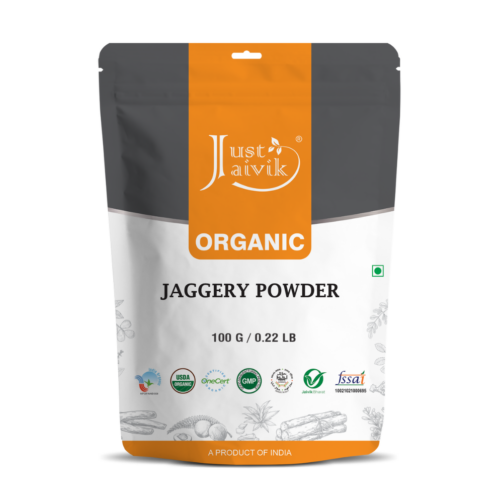 Just Jaivik Organic Jaggery Powder - Safuron