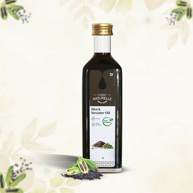 Farm Naturelle Wood Pressed Black Sesame Oil Farm Naturelle