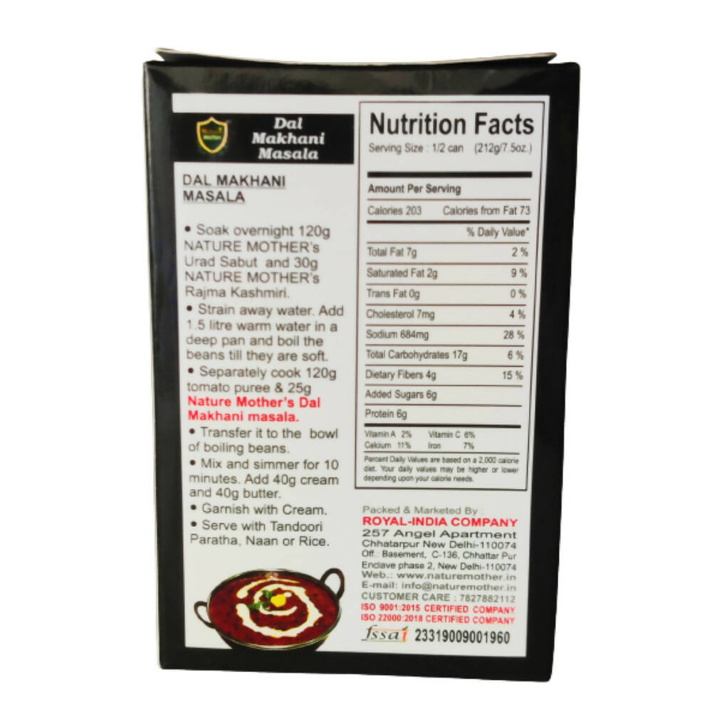 Nature Mother Dal Makhani Masala Nature Mother