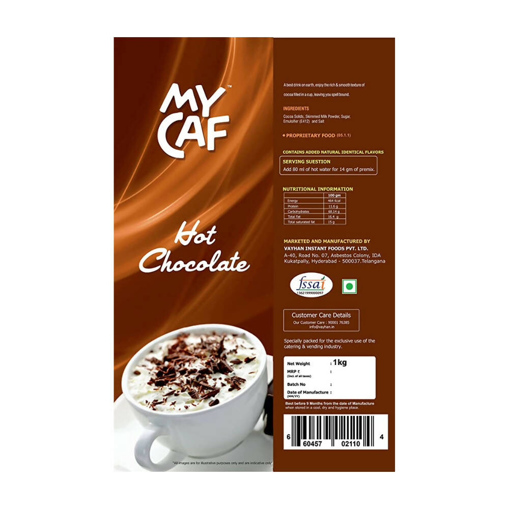 Mycaf Hot Chocolate Mix Powder - Safuron