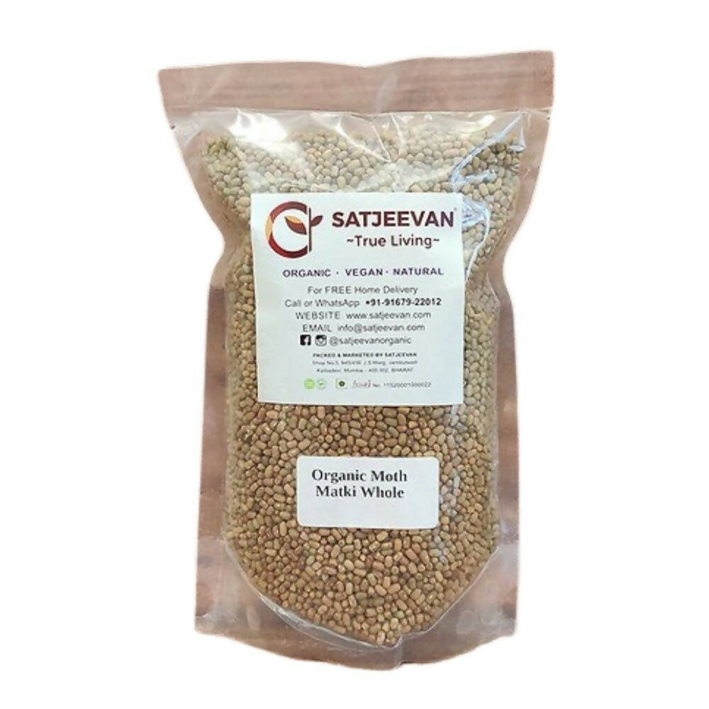 Satjeevan Organic Moth Matki Whole Satjeevan