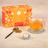 Mittal Teas Peach Chamomile Green Tea - Eco Friendly Bags Mittal Teas