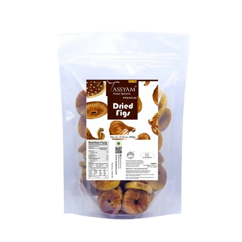 Tassyam Organics Premium Dried Figs - Pouch - Safuron