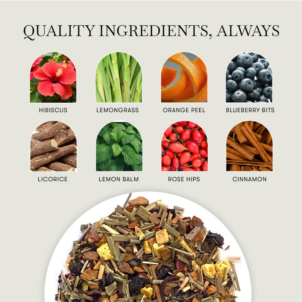 Luxmi Estates Blueberry Super Herbal Infusion Luxmi Estates