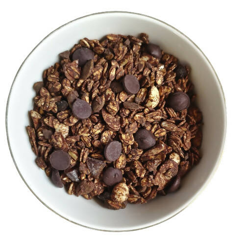 Thenibblebox Belgian Dark Chocolate Granola Thenibblebox
