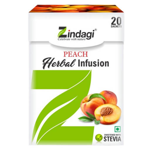Zindagi Peach Herbal Infusion Sachets - Safuron