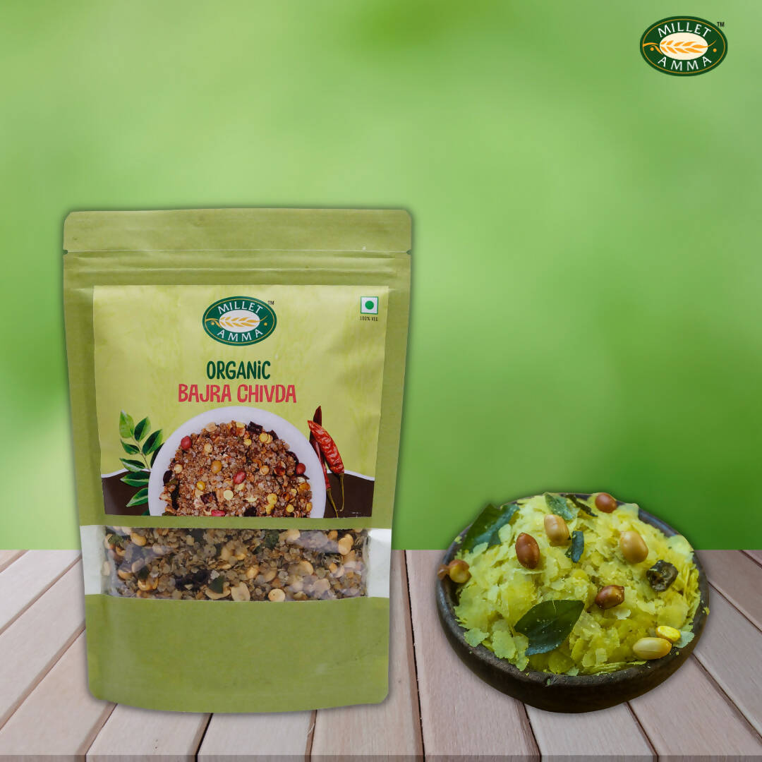 Millet Amma Organic Bajra Chivda Namkeen Millet Amma