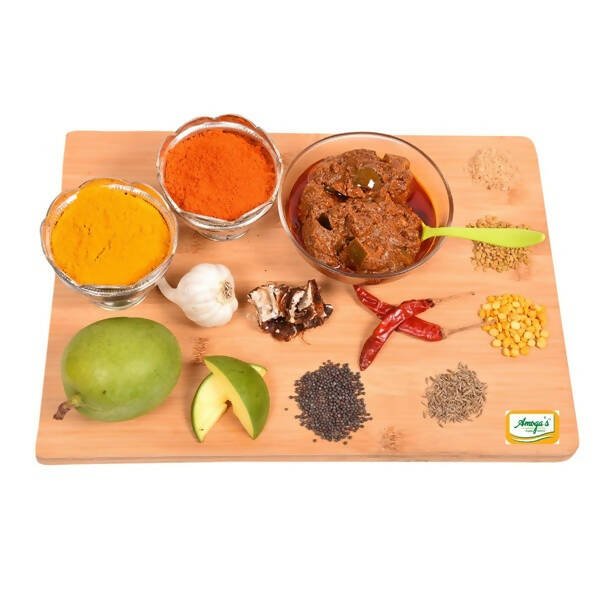 Amoga's Pickles Factory Andhra Authentic Mango Avakaya Pickle Amoga's Pickles Factory