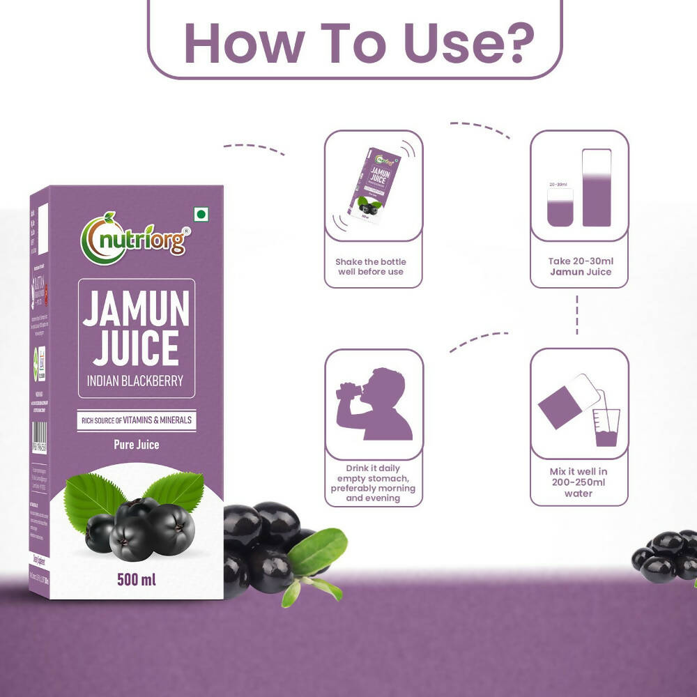 Nutriorg Jamun Juice Nutriorg