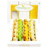 Ghasitaram Sugarfree Assorted Rolls Sweet Box - Safuron