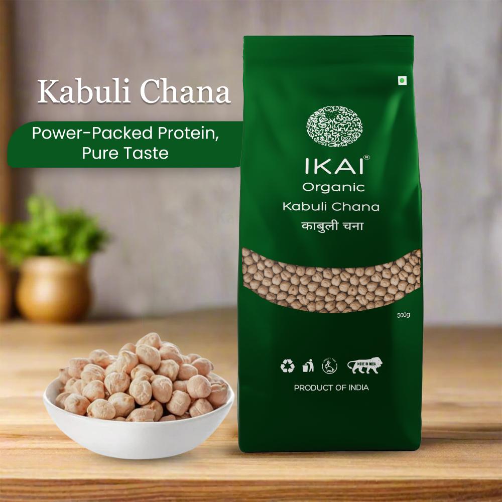 IKAI Organic Kabuli Chana (White Chickpea) IKAI