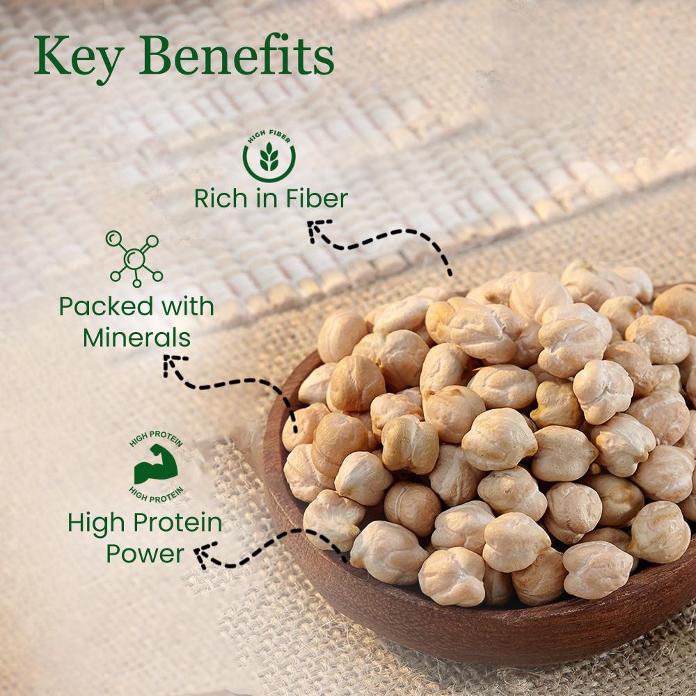 IKAI Organic Kabuli Chana (White Chickpea) IKAI