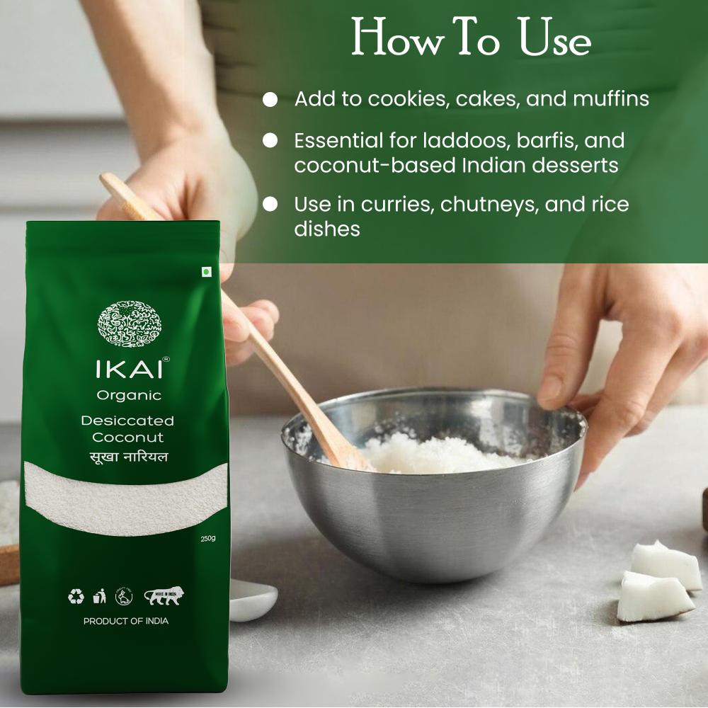 IKAI Natural Desiccated Coconut IKAI