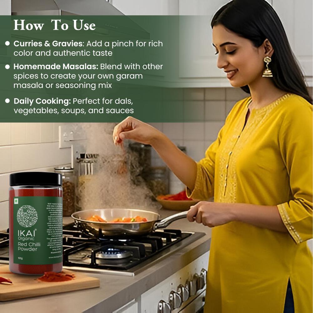 IKAI Organic Red Chilli Powder IKAI